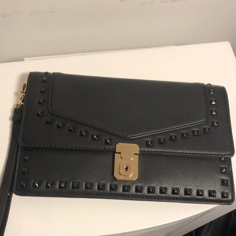 Topshop Studded Clutch